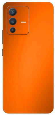 Vcare GadGets Metallic Orange Shining vivo V23 5G Mobile Skin(Metallic Orange Shining)