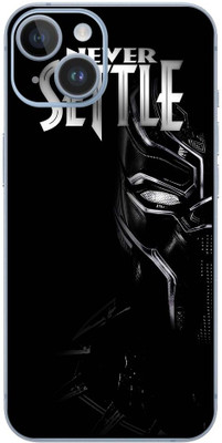 FCS iPhone 14 Plus Printed Back skin Mobile Skin(Black Penther Never Skin)