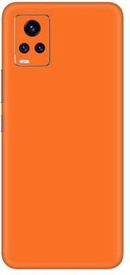 Vcare GadGets Vivo V20 Pro Mobile Skin(Orange Matte)