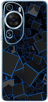 FCS Huawei P50 Pro Printed Back skin Mobile Skin(Box Blue)