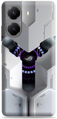 SkinoMania POCO X7 Pro 5G Premium Vinyl Mobile Skin (Multicolor) Mobile Skin(Asus ROG 3 Abstract)