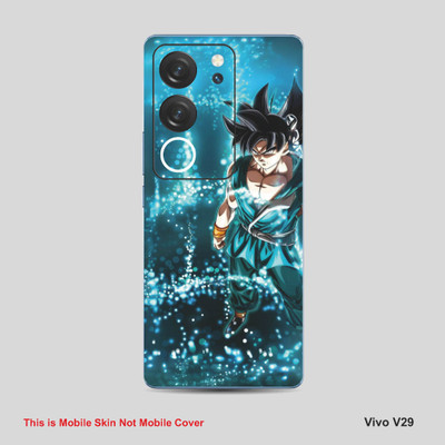 VYBE The Smart Choice Vivo V29 Goku Mobile Skin Mobile Skin(Dark Slate Blue A2)