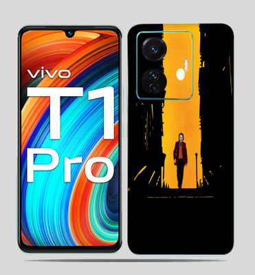 SkinoMania Vivo T1 Pro (5g) Mobile Skin(Walking Joker Multicolor Mobile skin)