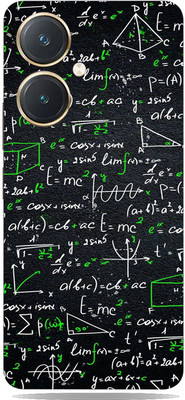 SkinoMania Vivo y27 Mobile Skin(Complex Maths Multicolor Mobile Skin)