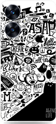 SkinoMania Vivo y27 Mobile Skin(Agency life_1 Multicolor Mobile Skin)