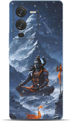 VYBE Vivo V25 Pro Mahadev Mobile Skin Mobile Skin(Powder Blue 34)
