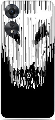 SkinoMania OPPO A78 5G Mobile Skin(B&W Avengers)