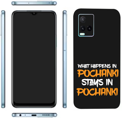 Pochanki Vivo Y33t Mobile Skin(Black Art Skin With High Matte Finish)