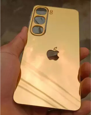 MOBIFONIC VIVO Y300 5G MIRROR BACK PANNEL Mobile Skin(Gold)