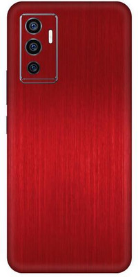 Vcare GadGets V23e 5G Mobile Skin(Dark Red Brushed)