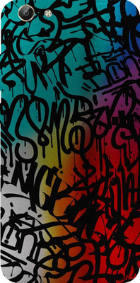 TJ CREATION VIVO Y69 Mobile Skin(Ultra Super Graffiti Text Skin With High Matte Finish.)