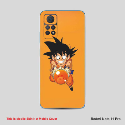 VYBE The Smart Choice Redmi Note 11Pro Gohan Mobile Skin Mobile Skin(Red Orange A31)