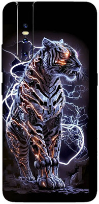 yug emporium VIVO V15 PRO 3D BLACK PANTHER DESIGN PATTERN THEME BACK SKIN STICKERS Mobile Skin(Black)