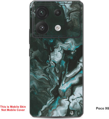 VYBE The Smart Choice Poco X6 Pattern Embossed Mobile Skin(Sandy Taupe 1)
