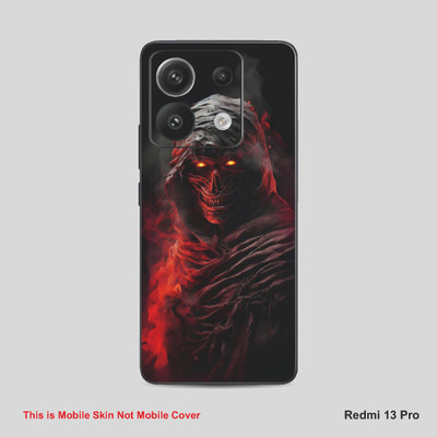 VYBE The Smart Choice Redmi 13 Pro Horror Mobile Skin Mobile Skin(Pinkish Red A19)