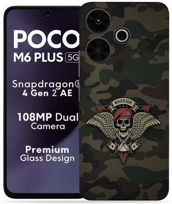 OggyBaba OggyBaba Poco M6 Plus 5g Mobile Skin(Warrior-Camouflage)
