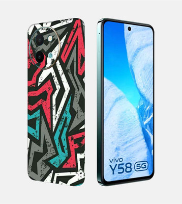 OggyBaba Vivo Y58 5g Mobile Skin(Abstract Mad Angle)