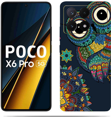 LAMHA POCO X6 PRO 5G Mobile Skin(Ultra Super multicololr blue Skin With HiighQuality MatteFinish_thanksS)