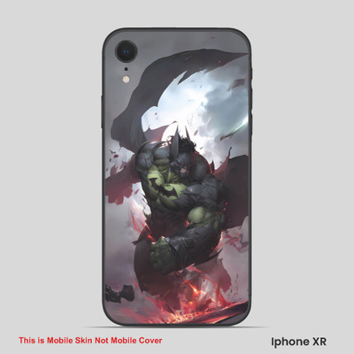 VYBE The Smart Choice iPhone XR Hulk Embossed Mobile Skin(Turkish Rose 11)