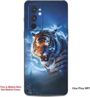 VYBE The Smart Choice One Plus 9RT Tiger Embossed Mobile Skin(Moonstone Blue 28)