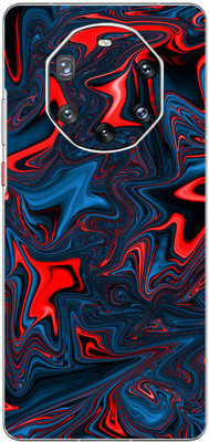 FCS Huawei Mate 40 RS Porsche Printed Back skin Mobile Skin(Red Motion)