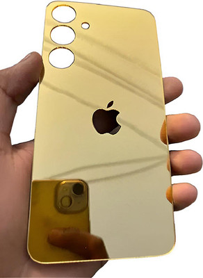 MOKPLZ Samsung Galaxy S24 PLUS MOBILE SKIN GOLDEN MIRROR BACK PANNEL Mobile Skin(GOLDEN)