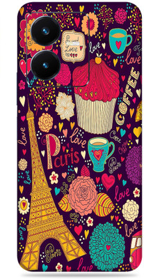 SkinoMania Vivo Y22 Mobile Skin(Multicolor Sweet Love)