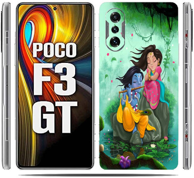 BugguSkin POCO F3 GT 5G, Radha sang Kanha, poco f3 gt 5g Mobile Skin(Ultra Super Radha sang Kanha Skin With High Matte Finish.Boom)