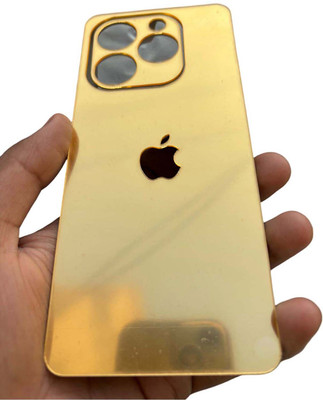 TWUAOP INFINIX NOTE 40X 5G MOBILE SKIN ACRYLIC SHEET MIRROR BACK PANNEL APPLE Mobile Skin(Gold)