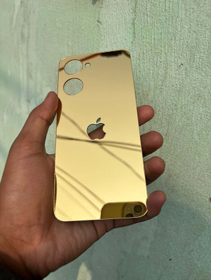 TWUAOP IQOO Z9 LITE 5G MOBILE SKIN, MIRROR BACK PANNEL ACRYLIC SHEET Mobile Skin(Gold)