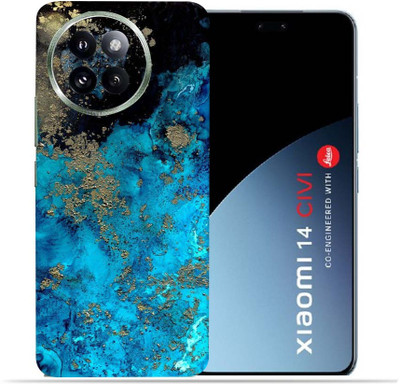 OggyBaba Xiaomi 14 Civi Mobile Skin(Blue Aqua)
