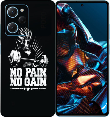 SkinoMania POCO X5 Pro 5G Mobile Skin(B&W No-Pain-No-Gain)