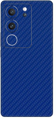 Vcare GadGets Vivo V29 5G Mobile Skin(Fiber Carbon Blue)