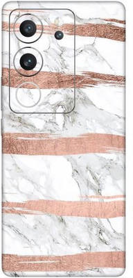 Vcare GadGets Marble and Rose Gold Vivo V29 5G Mobile Skin(Multicolor)