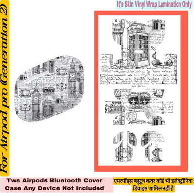 Flipkart SmartBuy COMPETABLE FOR AIRPOD PRO(2ND GEN)SKIN_CROWN OF LONDON MEH93 Mobile Skin(AIRPOD PRO(2ND GEN)(TWS AIRPOD DEVICE NOT INCLUDED)MULTI_COLOUR)