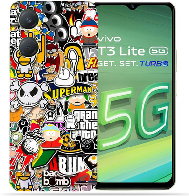 OggyBaba OggyBaba Vivo T3 Lite 5g Mobile Skin(Sticker Bombing)