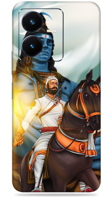 SkinoMania Vivo Y22 Mobile Skin(Multicolor Har Har Mahadev)