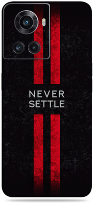 SkinoMania Oneplus 10R-5G Mobile Skin(Multicolor Never Settle)