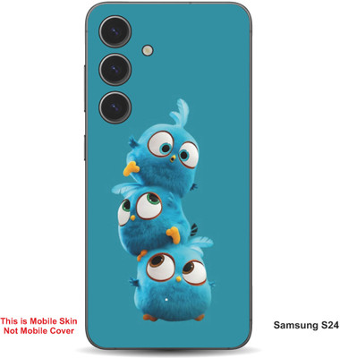 VYBE The Smart Choice Samsung S24 Jay,Jake & Jim Embossed Mobile Skin(Sea Blue 14)