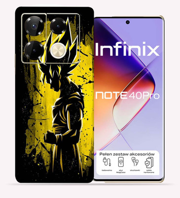OggyBaba Infinix Note 40 pro 5g Mobile Skin(Goku Yellow)