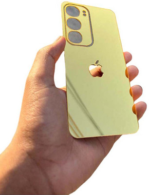 TWUAOP VIVO Y29 5G MOBILE SKIN ACRYLIC SHEET MIRROR BACK PANNEL APPLE Mobile Skin(Gold)
