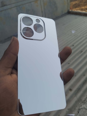 MOKPLZ infinix note 40x 5g SILVER MIRROR BACK PANNEL Mobile Skin(Silver)