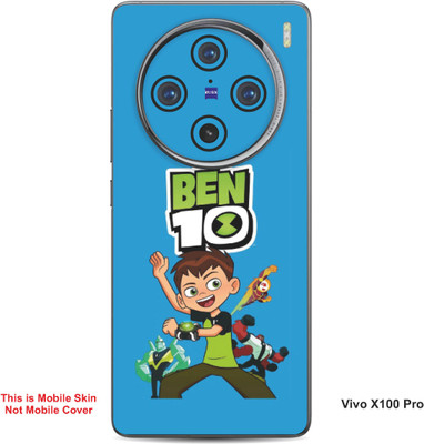 VYBE The Smart Choice Vivo X100 Pro Ben 10 Embossed Mobile Skin(Curious Blue B16)