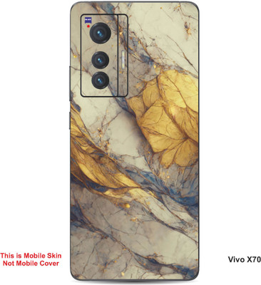 VYBE The Smart Choice Vivo X70 Abstract Embossed Mobile Skin(Vanilla 12)
