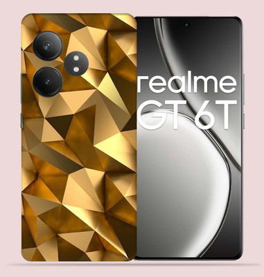 OggyBaba Realme GT 6T 5g,GT 6T 5g Mobile Skin(Golden poly)