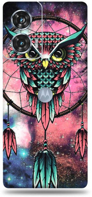 Mclaxa Moto Edge 50 Fusion Mobile Skin(Colorful Owl)