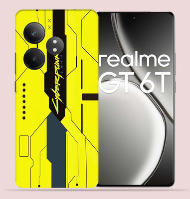 OggyBaba Realme GT 6T 5g,GT 6T 5g Mobile Skin(Cyberpunkh Yellow)