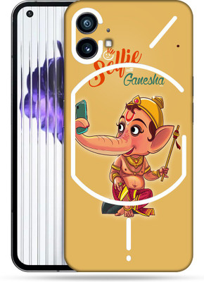 SkinoMania Nothing-Phone(1) Mobile Skin(Multicolor Selfie Ganesh)