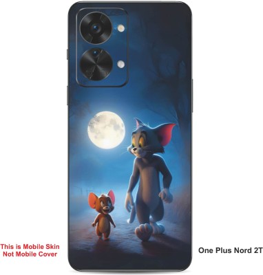 VYBE The Smart Choice One Plus Nord 2T Tom & Jerry Embossed Mobile Skin(Dark Slate Grey 30)