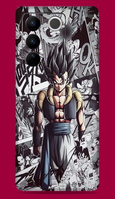SkinoMania Vivo V27 Pro 5G Mobile Skin(Multicolor Comic-Gogeta)